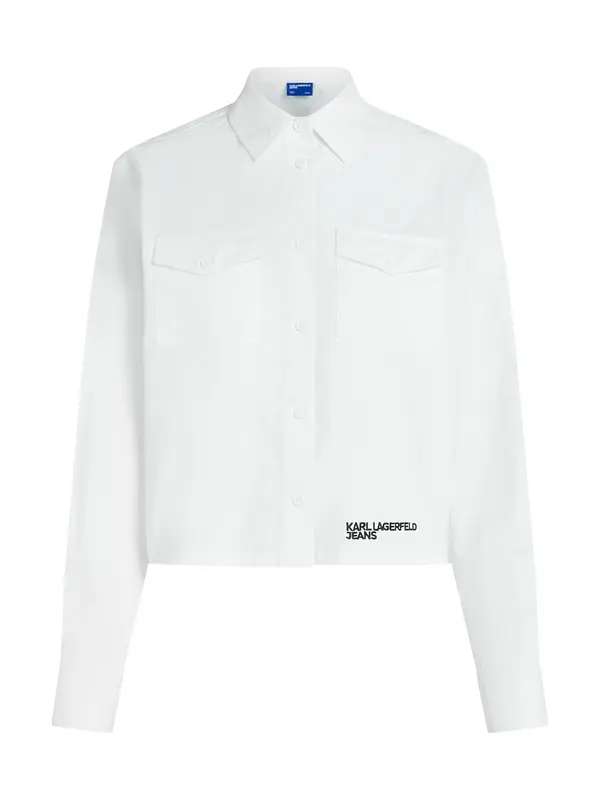 KARL LAGERFELD JEANS KARL LAGERFELD JEANS Bluza  črna / bela