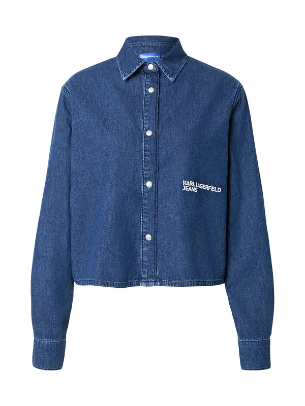 KARL LAGERFELD JEANS KARL LAGERFELD JEANS Bluza  moder denim / bela