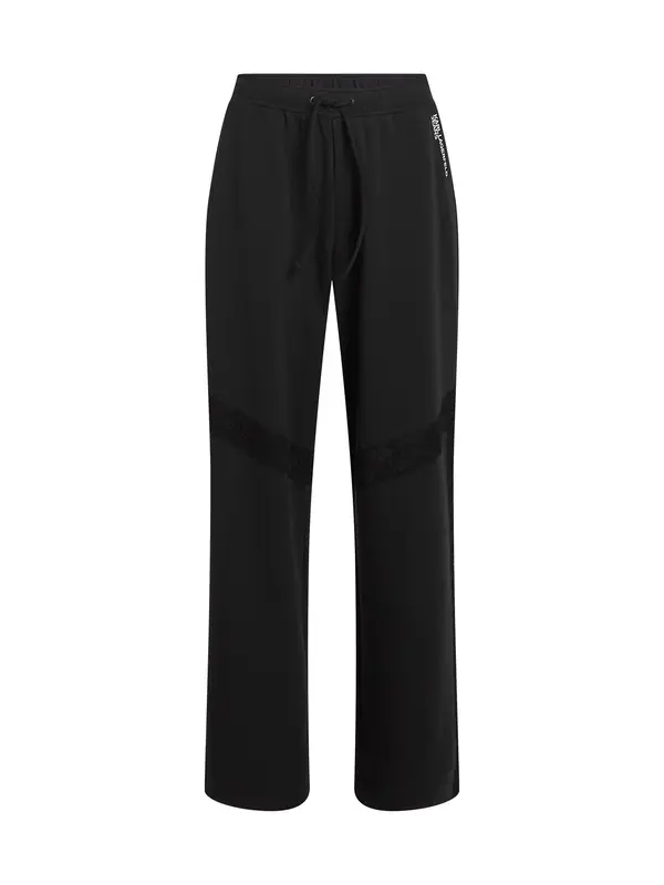 KARL LAGERFELD JEANS KARL LAGERFELD JEANS Hlače  črna / bela