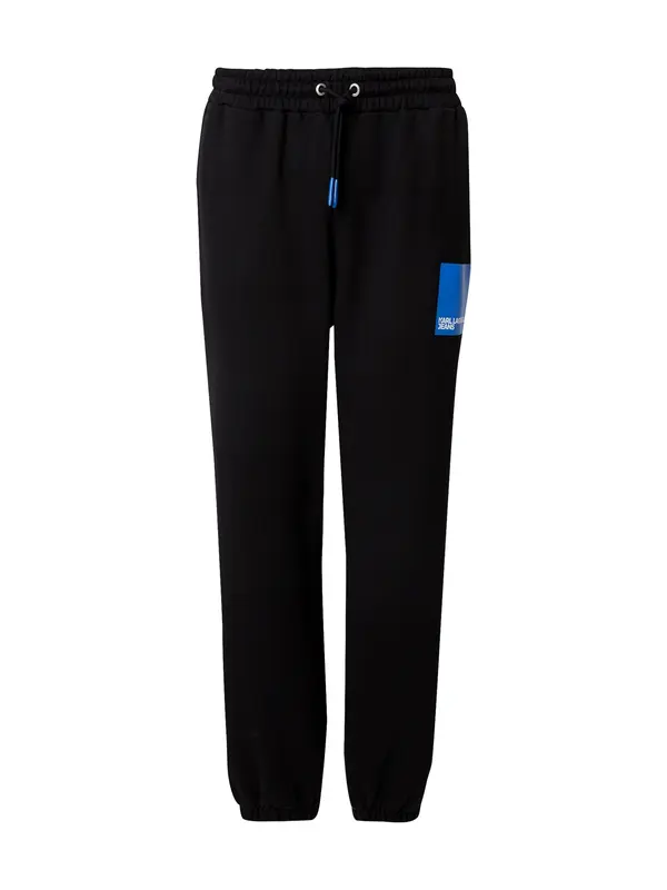 KARL LAGERFELD JEANS KARL LAGERFELD JEANS Hlače  modra / črna / bela