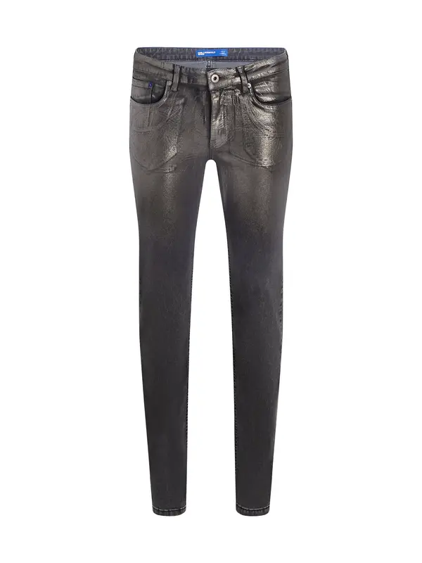 KARL LAGERFELD JEANS KARL LAGERFELD JEANS Kavbojke  črna / srebrna