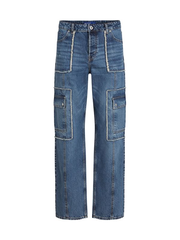 KARL LAGERFELD JEANS KARL LAGERFELD JEANS Kavbojke 'RELAXED UTILITY'  moder denim