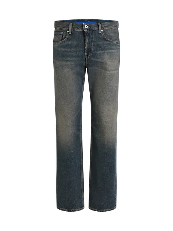 KARL LAGERFELD JEANS KARL LAGERFELD JEANS Kavbojke ' STRAIGHT '  modra