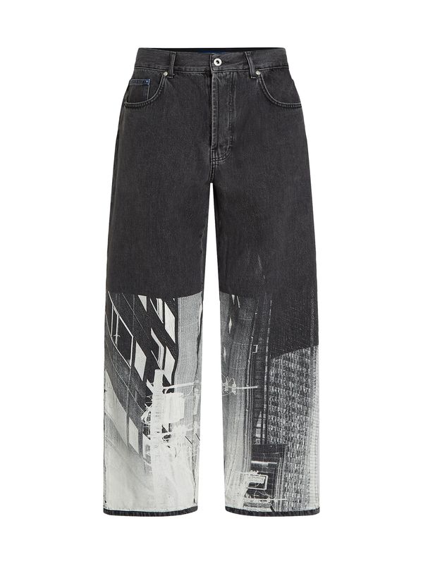 KARL LAGERFELD JEANS KARL LAGERFELD JEANS Kavbojke 'Tokyo'  črna / bela