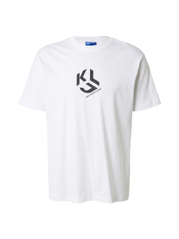 KARL LAGERFELD JEANS KARL LAGERFELD JEANS Majica  črna / bela