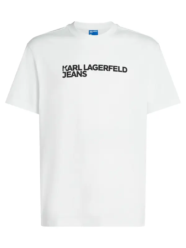 KARL LAGERFELD JEANS KARL LAGERFELD JEANS Majica  črna / bela