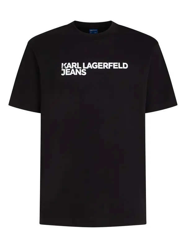 KARL LAGERFELD JEANS KARL LAGERFELD JEANS Majica  črna / bela