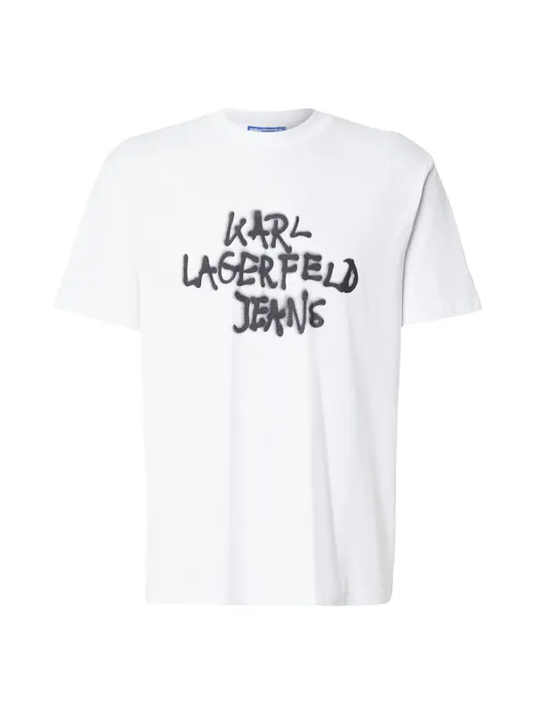 KARL LAGERFELD JEANS KARL LAGERFELD JEANS Majica  črna / bela