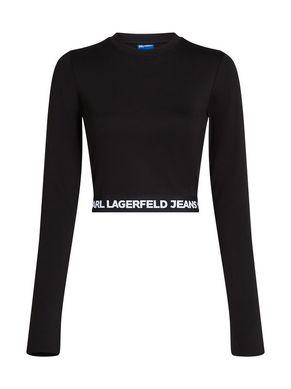 KARL LAGERFELD JEANS KARL LAGERFELD JEANS Majica  črna / bela