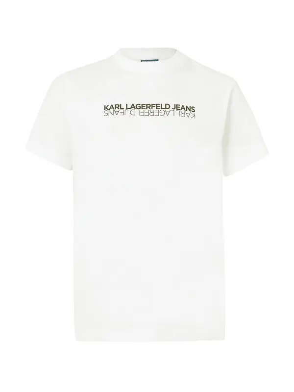 KARL LAGERFELD JEANS KARL LAGERFELD JEANS Majica  črna / bela