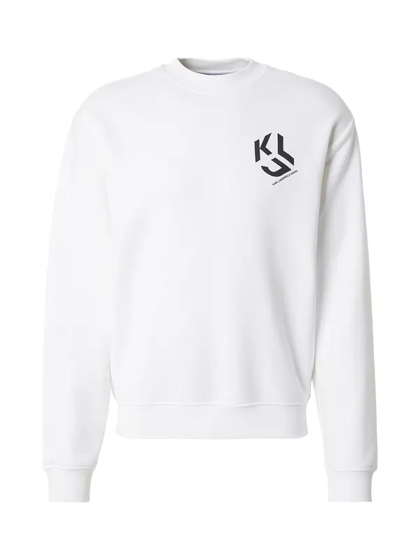KARL LAGERFELD JEANS KARL LAGERFELD JEANS Majica  črna / volneno bela