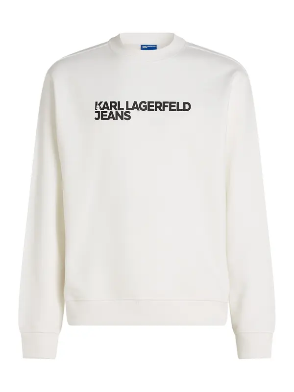 KARL LAGERFELD JEANS KARL LAGERFELD JEANS Majica 'ESSENTIAL'  črna / bela