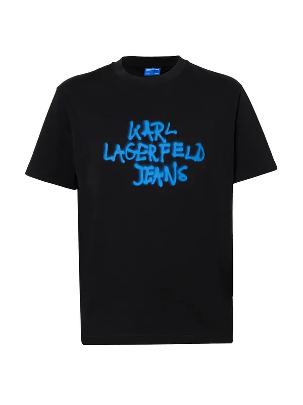 KARL LAGERFELD JEANS KARL LAGERFELD JEANS Majica  kraljevo modra / črna