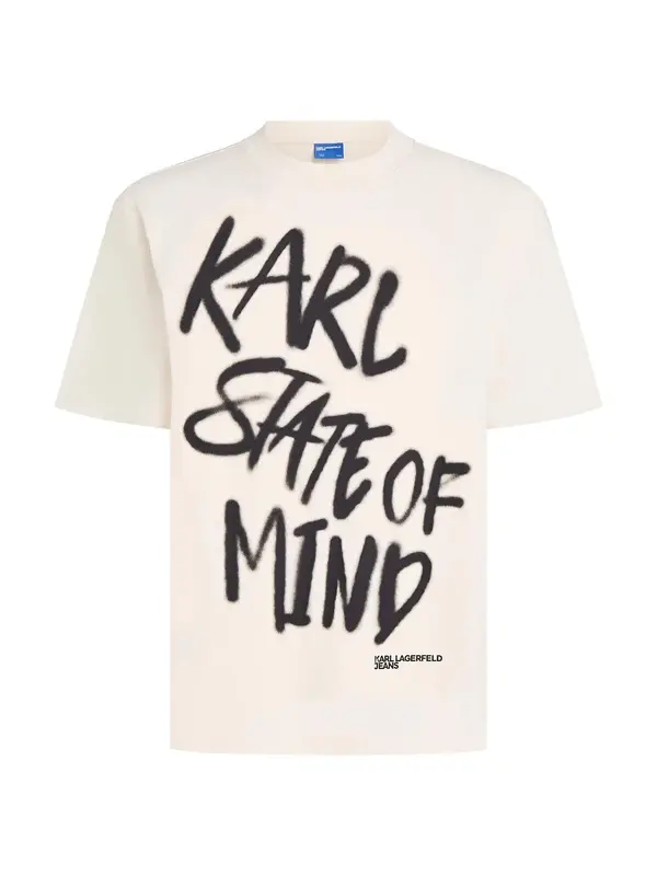 KARL LAGERFELD JEANS KARL LAGERFELD JEANS Majica  kremna