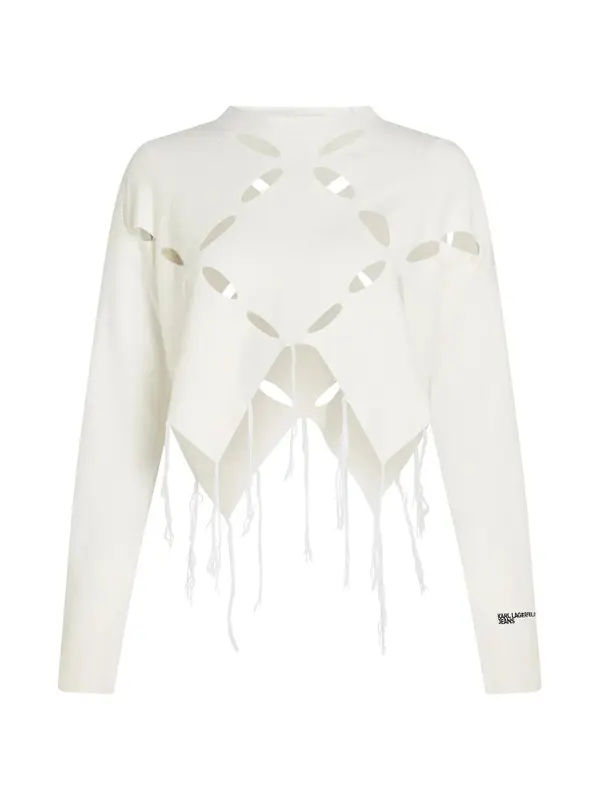KARL LAGERFELD JEANS KARL LAGERFELD JEANS Majica  kremna