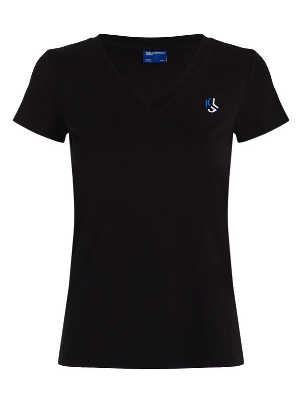 KARL LAGERFELD JEANS KARL LAGERFELD JEANS Majica  modra / črna / bela