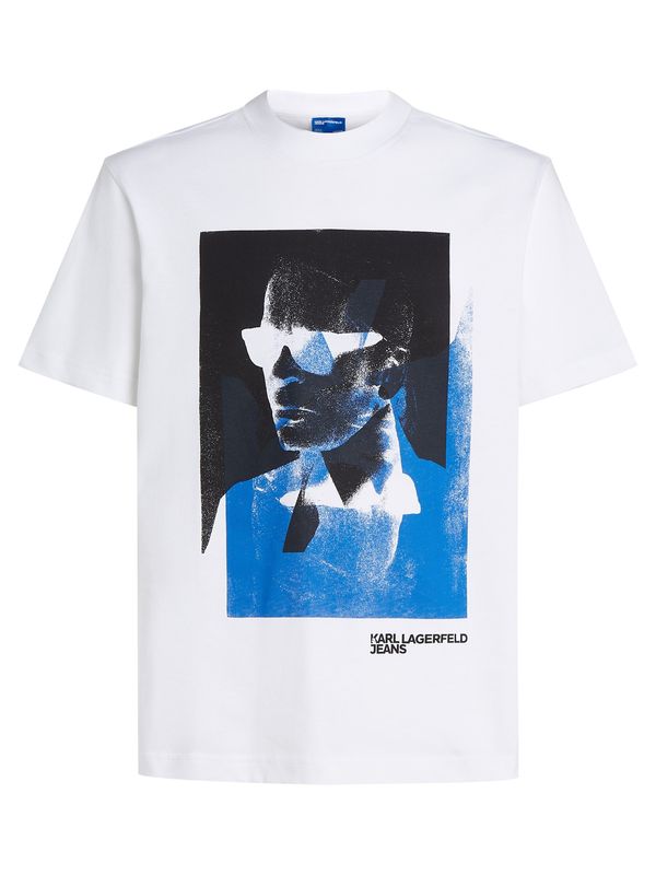 KARL LAGERFELD JEANS KARL LAGERFELD JEANS Majica  modra / črna / bela