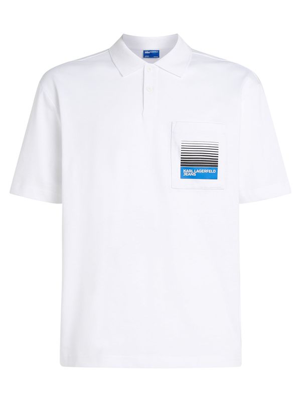 KARL LAGERFELD JEANS KARL LAGERFELD JEANS Majica  modra / črna / bela