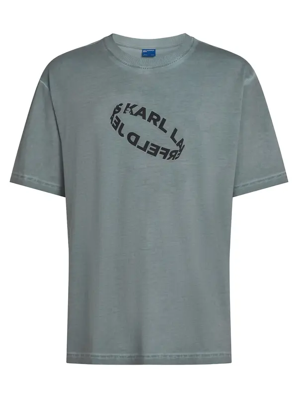 KARL LAGERFELD JEANS KARL LAGERFELD JEANS Majica  siva / črna