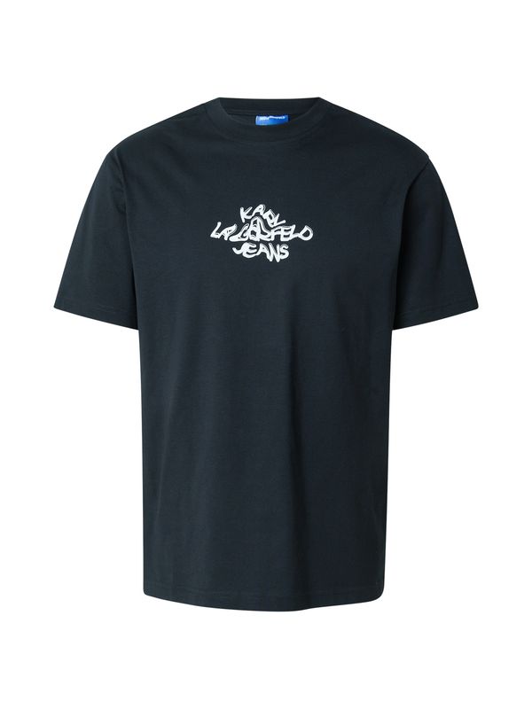 KARL LAGERFELD JEANS KARL LAGERFELD JEANS Majica 'Tokyo'  modra / siva / črna / bela