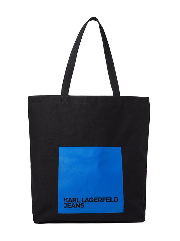 KARL LAGERFELD JEANS KARL LAGERFELD JEANS Nakupovalna torba  modra / črna