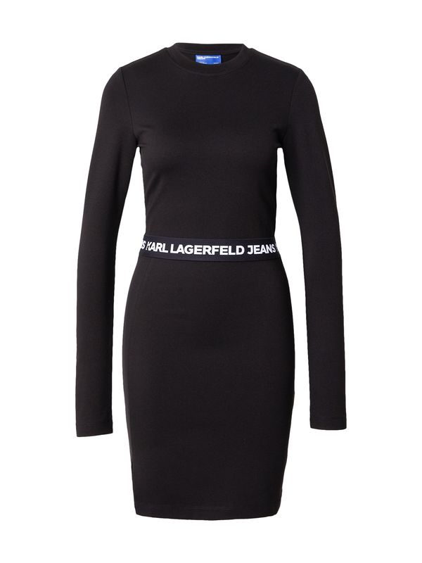 KARL LAGERFELD JEANS KARL LAGERFELD JEANS Obleka  črna / bela