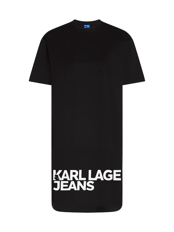 KARL LAGERFELD JEANS KARL LAGERFELD JEANS Obleka  črna / bela