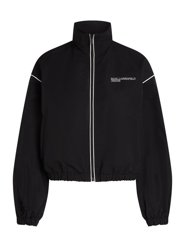 KARL LAGERFELD JEANS KARL LAGERFELD JEANS Prehodna jakna  črna / bela