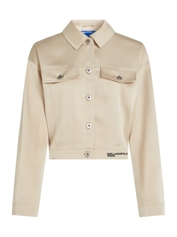 KARL LAGERFELD JEANS KARL LAGERFELD JEANS Prehodna jakna  kremna