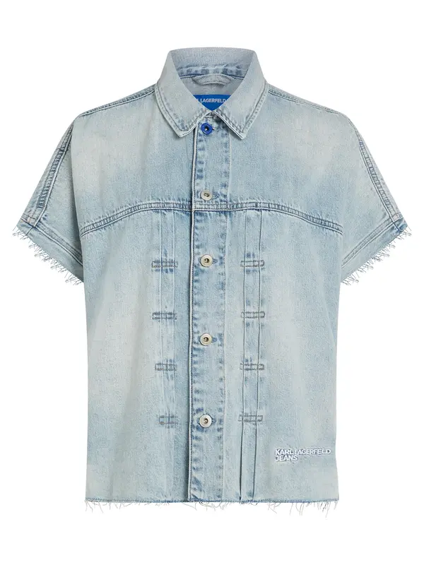 KARL LAGERFELD JEANS KARL LAGERFELD JEANS Prehodna jakna  moder denim
