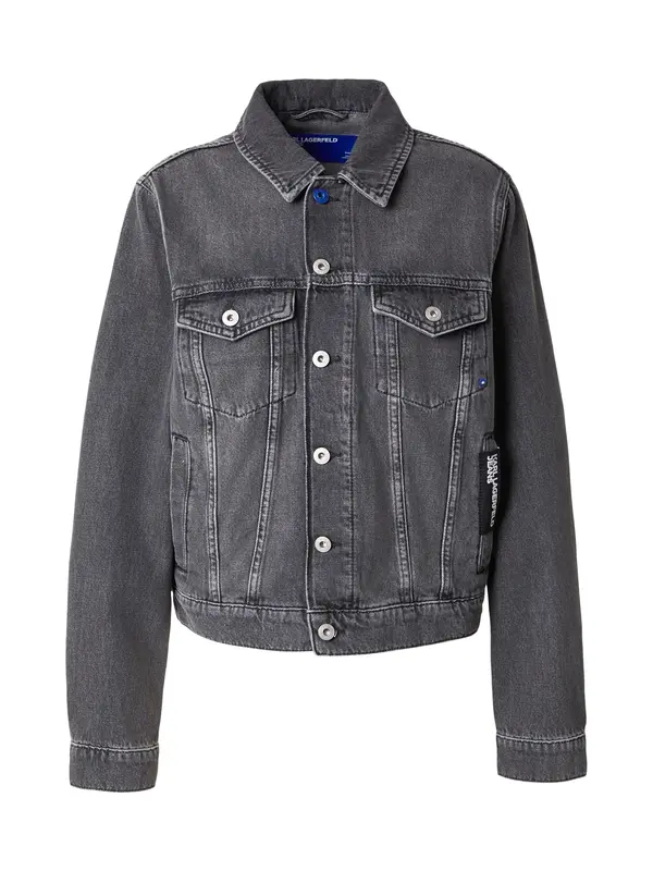 KARL LAGERFELD JEANS KARL LAGERFELD JEANS Prehodna jakna  siv denim