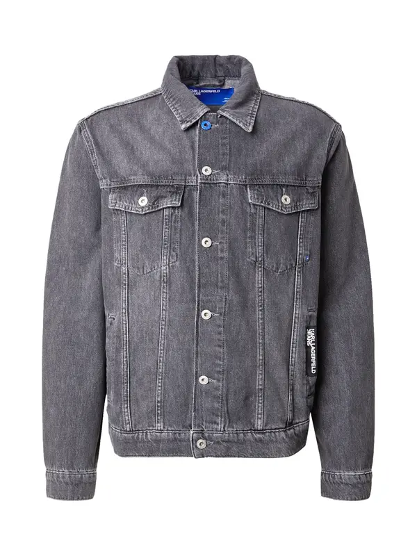 KARL LAGERFELD JEANS KARL LAGERFELD JEANS Prehodna jakna  siv denim