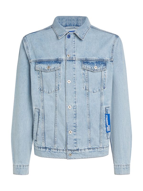 KARL LAGERFELD JEANS KARL LAGERFELD JEANS Prehodna jakna  svetlo modra