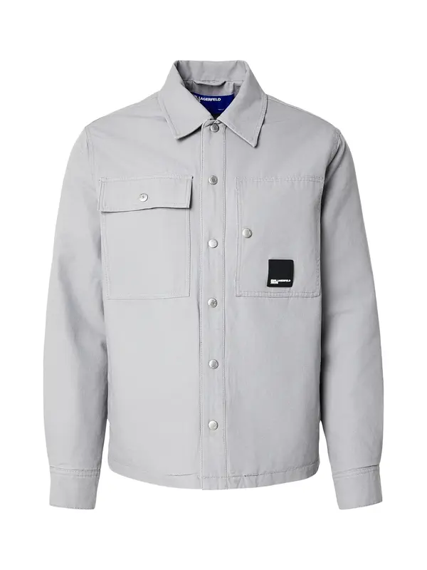 KARL LAGERFELD JEANS KARL LAGERFELD JEANS Prehodna jakna  svetlo siva