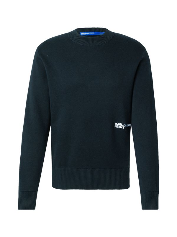 KARL LAGERFELD JEANS KARL LAGERFELD JEANS Pulover  črna / bela