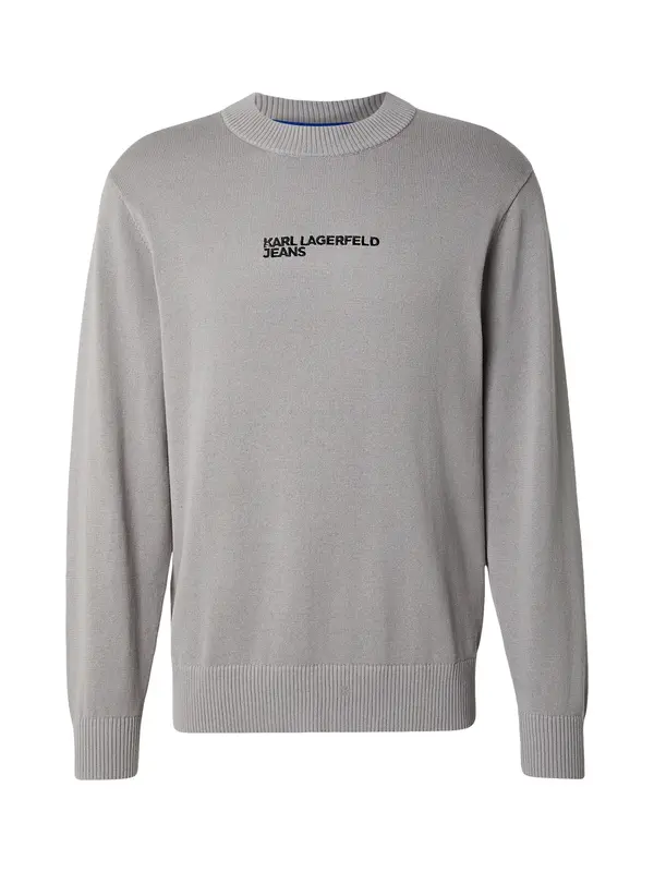 KARL LAGERFELD JEANS KARL LAGERFELD JEANS Pulover 'IKON'  siva / črna