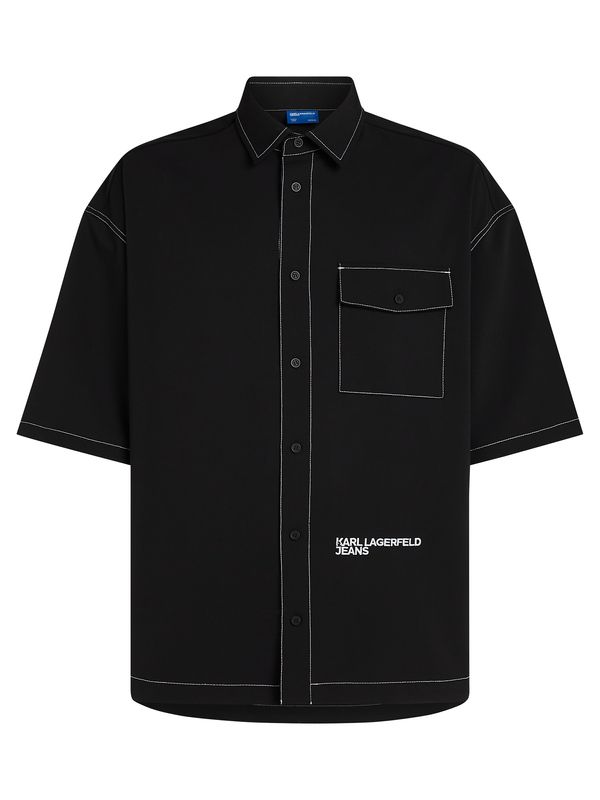 KARL LAGERFELD JEANS KARL LAGERFELD JEANS Srajca  črna / bela