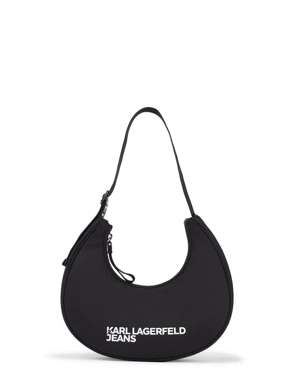 KARL LAGERFELD JEANS KARL LAGERFELD JEANS Torba za čez ramo  črna / bela
