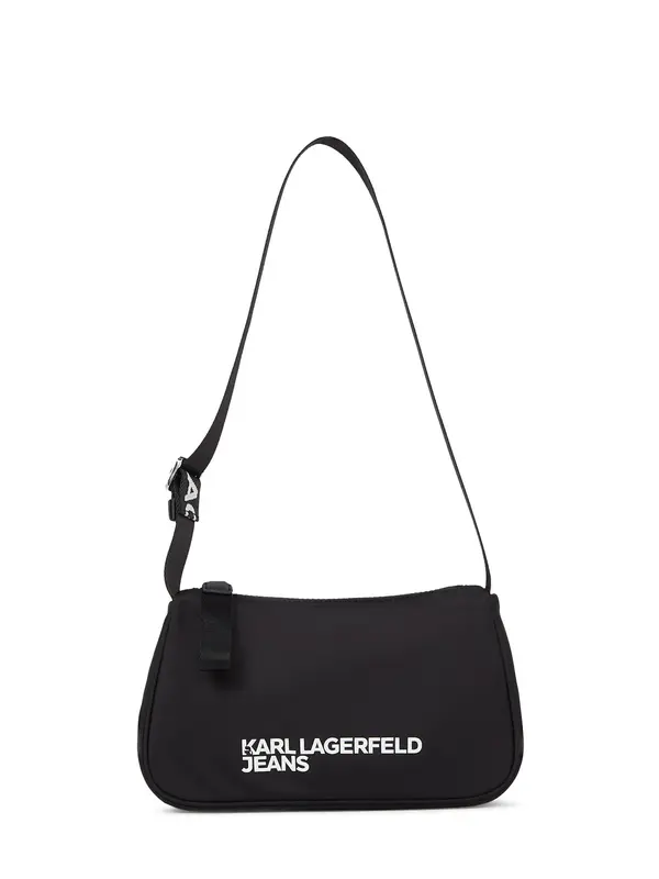 KARL LAGERFELD JEANS KARL LAGERFELD JEANS Torba za čez ramo  črna / bela