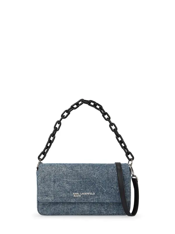 KARL LAGERFELD JEANS KARL LAGERFELD JEANS Torba za čez ramo  moder denim