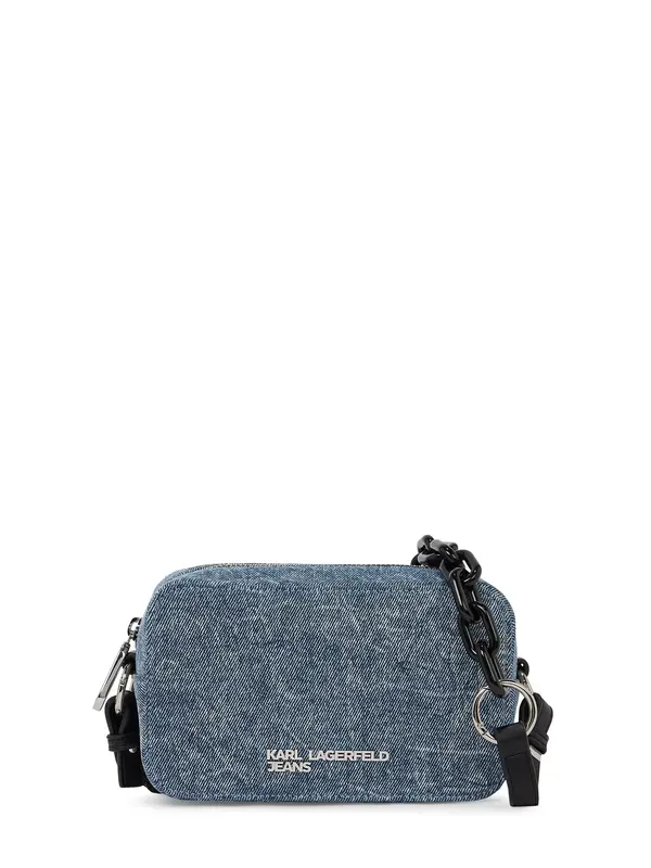 KARL LAGERFELD JEANS KARL LAGERFELD JEANS Torba za čez ramo  moder denim