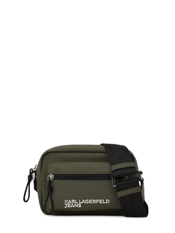 KARL LAGERFELD JEANS KARL LAGERFELD JEANS Torba za čez ramo  oliva / bela