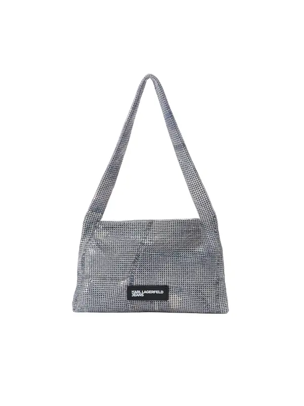KARL LAGERFELD JEANS KARL LAGERFELD JEANS Torba za čez ramo 'PARTY CHAINMAIL'  moder denim