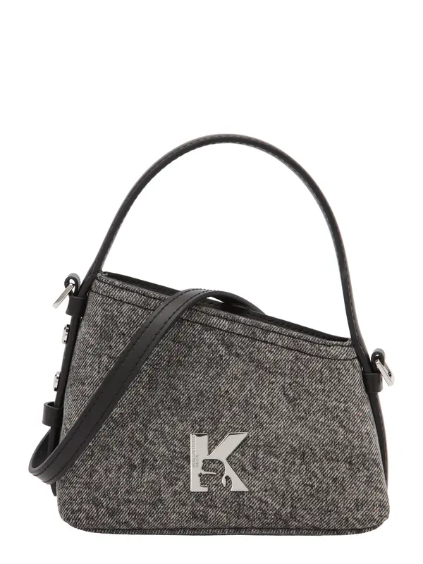 KARL LAGERFELD JEANS KARL LAGERFELD JEANS Torba za čez ramo  siva / črna