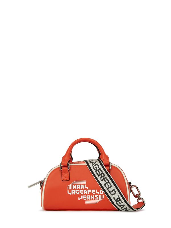 KARL LAGERFELD JEANS KARL LAGERFELD JEANS Torba za čez ramo  temno oranžna / črna / bela