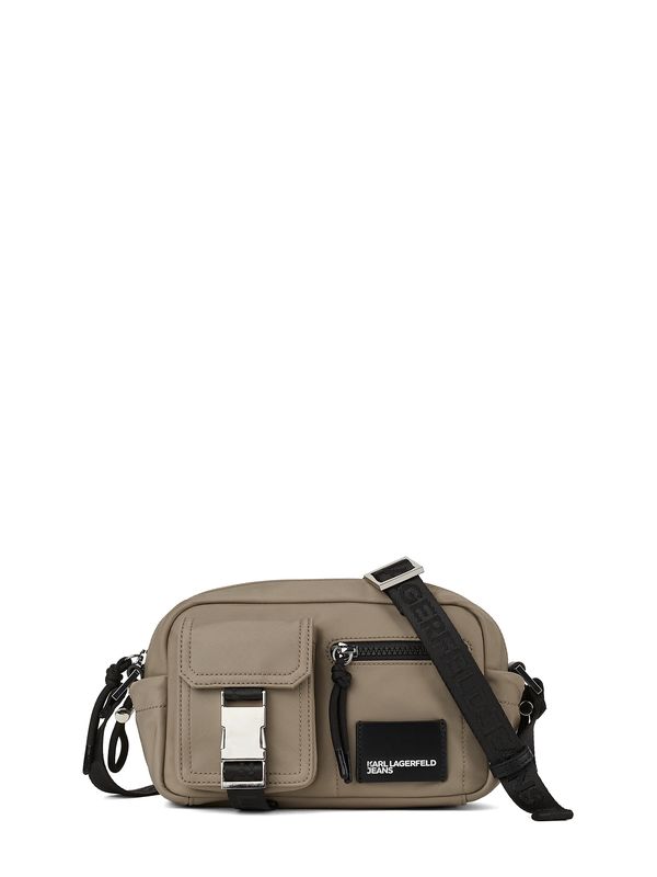 KARL LAGERFELD JEANS KARL LAGERFELD JEANS Torba za čez ramo ' UTILITY '  temno siva / črna