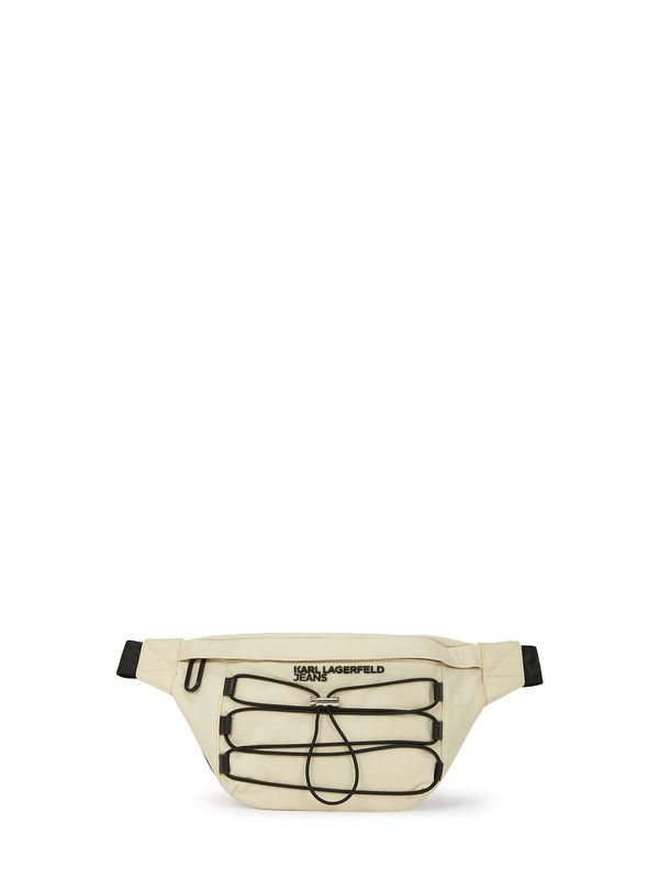 KARL LAGERFELD JEANS KARL LAGERFELD JEANS Torbica za okrog pasu  pesek / črna