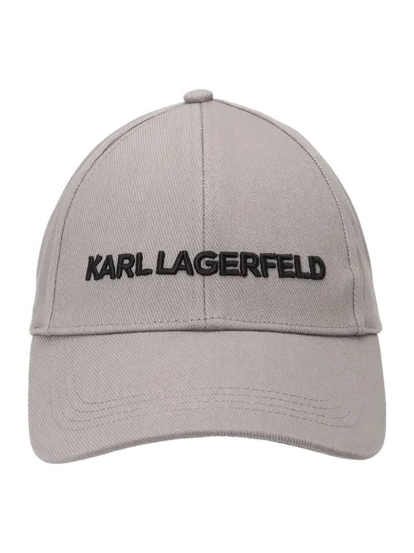Karl Lagerfeld Karl Lagerfeld Kapa 'ESSENTIAL'  siva / črna