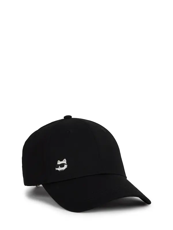 Karl Lagerfeld Karl Lagerfeld Kapa 'IKON CHOUPETTE PIN'  črna / bela