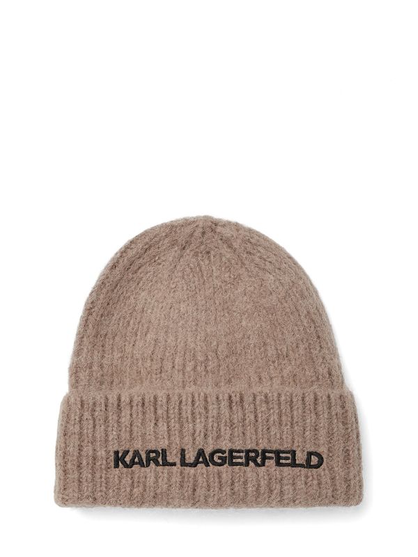 Karl Lagerfeld Karl Lagerfeld Kapa ' K/ESSENTIAL BEANIE-MÜTZE '  siva